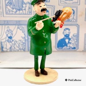 Pixi figurine Tintin en métal Jules, Gardien de musée et le masque (réf. 4563) – vue de face