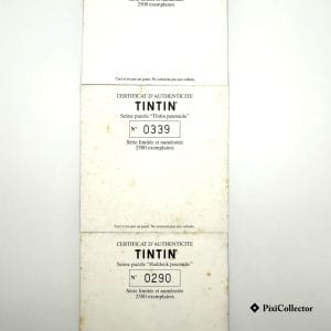 Certificat Puzzle poursuite - PixiCollector.com Certificat d’authenticité Pixi figurine Tintin Puzzle poursuite (réf. 46937-8-9)