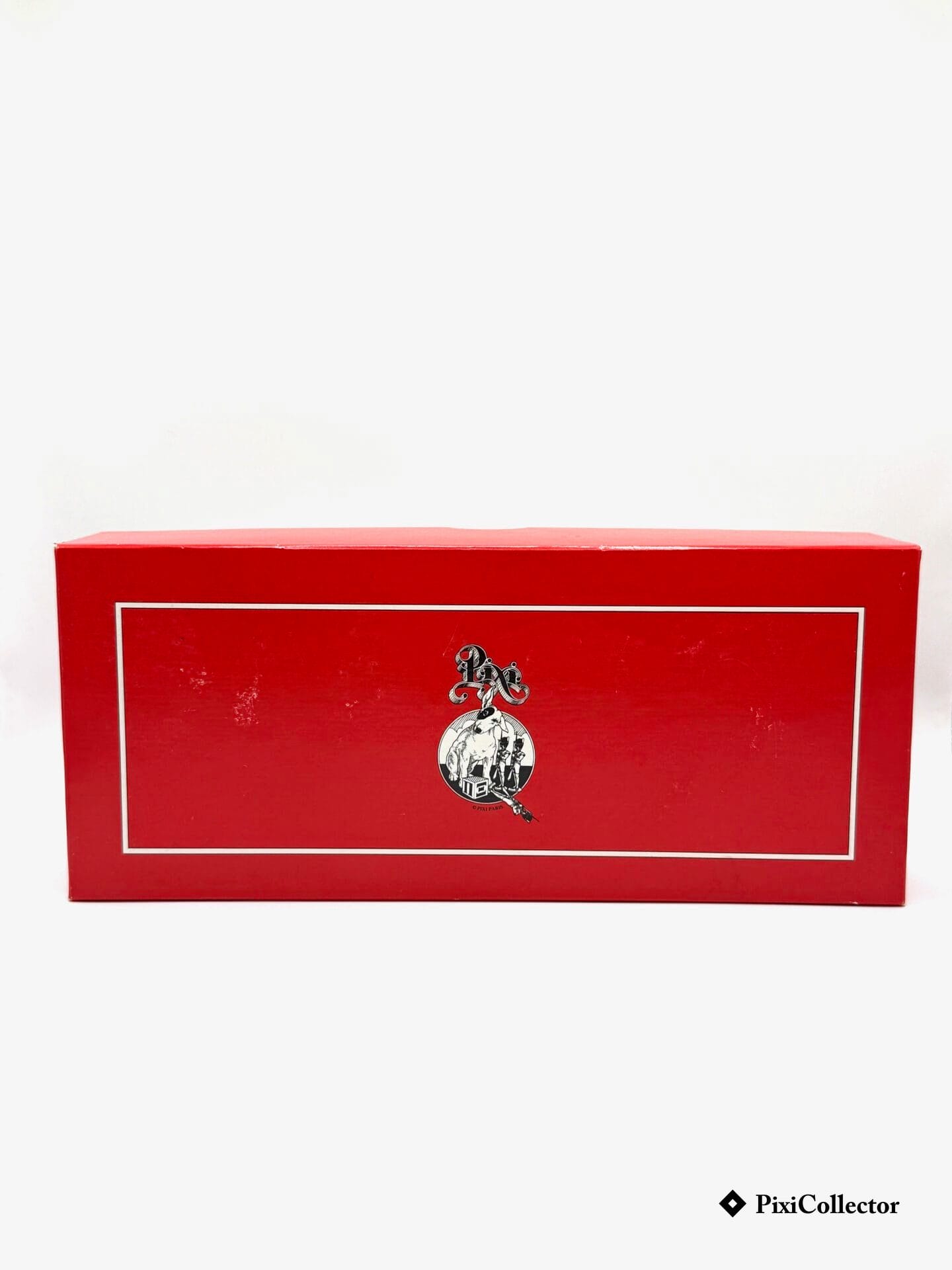 Boite Le Minetcanthrope et son squelette - PixiCollector.com Boîte rouge d’origine Pixi figurine Shadoks Le Minetcanthrope et son squelette – édition limitée 250 ex.