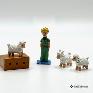 Figurine Pixi Mini : Héros de BD en métal « Le Petit Prince » (réf. 2147), ensemble de 5 figurines – vue de face
