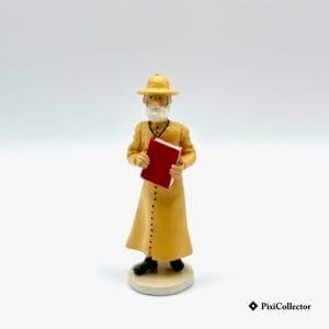 Figurine Pixi Tintin Carte de Vœux 1972 en métal « Père Missionnaire » (réf. 7/46510) – vue de face