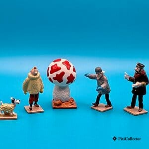 Figurine Pixi Tintin en métal « Étoile Mystérieuse » (réf. 46930) – vue de face