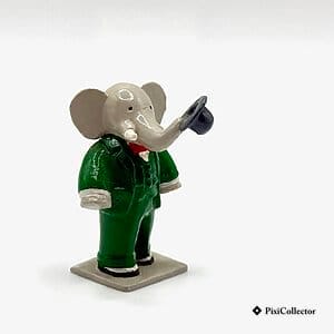 Figurine Pixi en métal «Babar au chapeau melon» (réf. 2169) – vue de face
