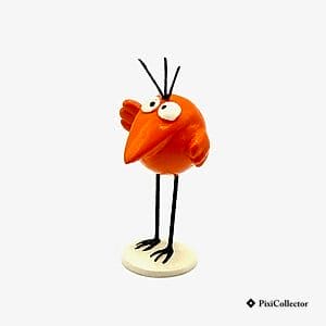 Figurine Pixi Mini : Héros de BD en métal « Shadok Standard Orange » (réf. 2141) – vue de face