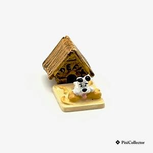 Ensemble de 2 figurines Pixi Astérix «Idéfix niche» (réf. 2302) – vue de face
